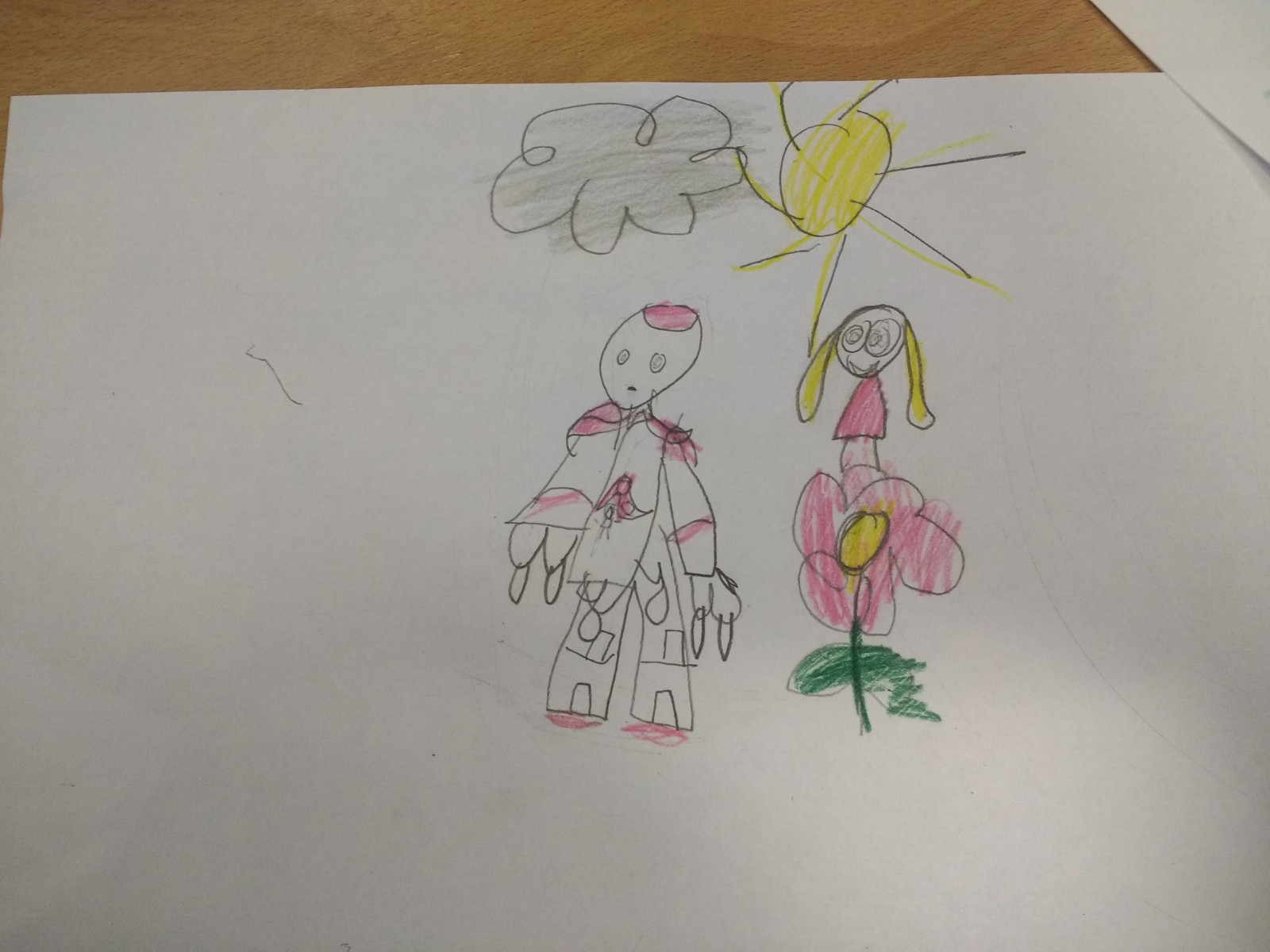 A Example of a drawing made by on of the children